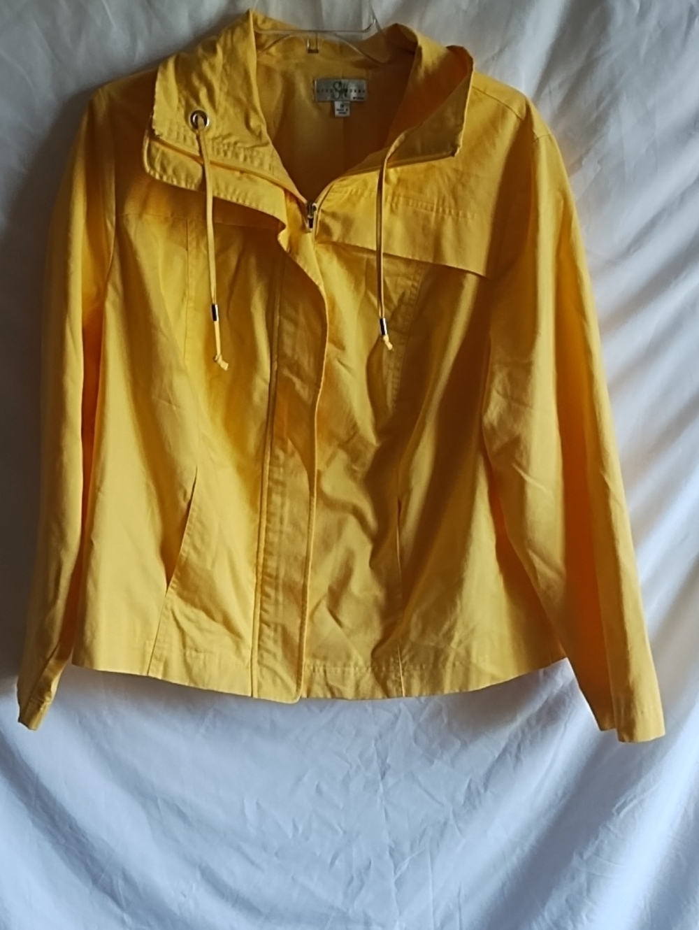 Studio Works Yellow Hooded Utility Jacket
